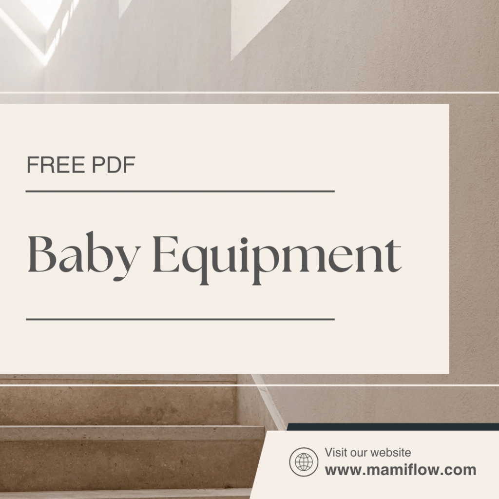Baby equipment checklist